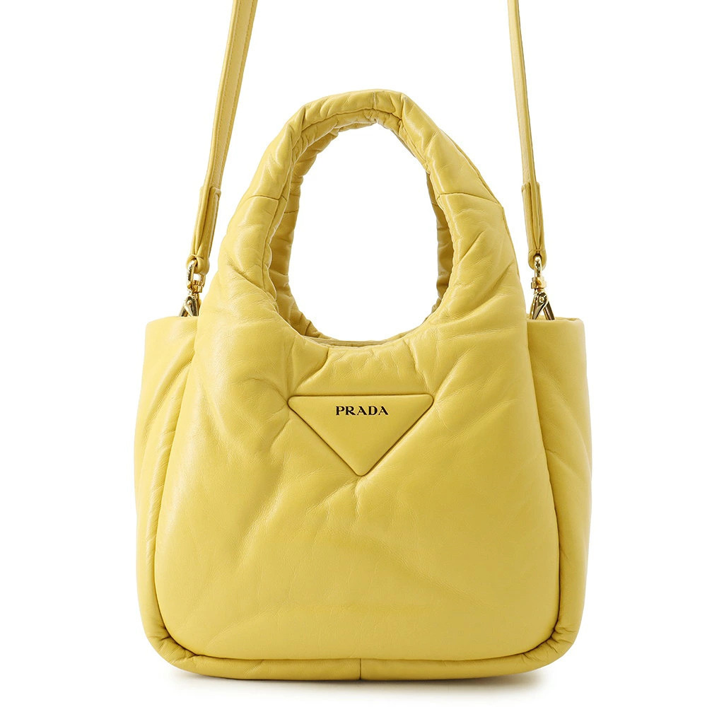 Prada Handbag Triangle Leather Shoulder Bag